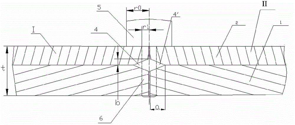 Method for welding carbon steel and stainless steel composite plates