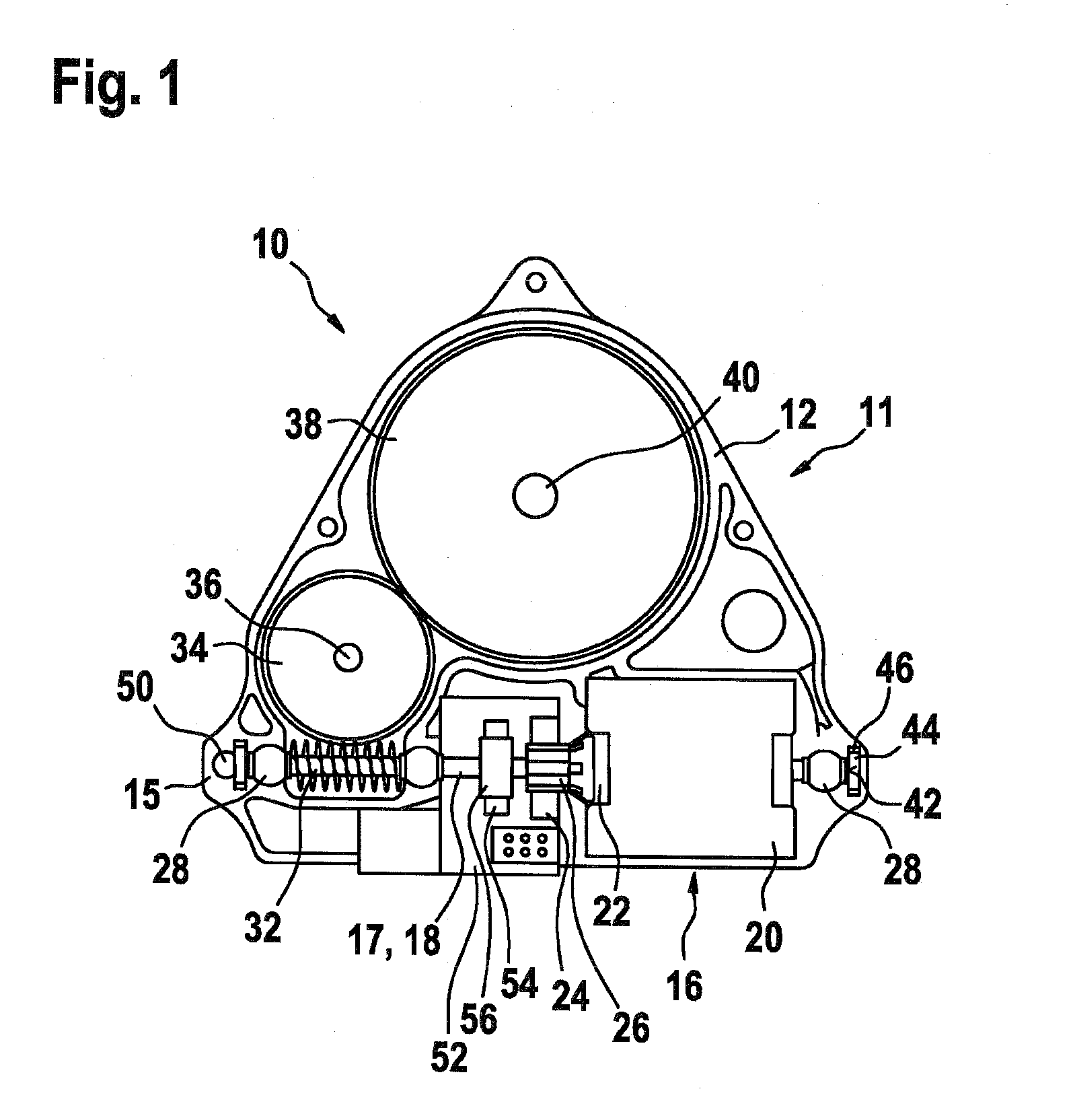 Driver unit with a thrust washer and method for manufacturing the same