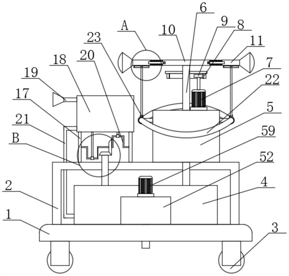 An intelligent dust removal environmental protection equipment and its working method