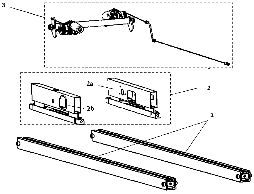 Chair forward and backward sliding mechanism driven by motor and stay rope