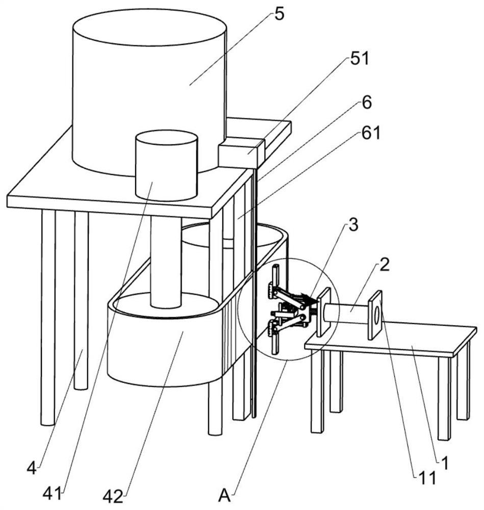 Automatic cutting, hanging and airing device for processing bean medicinal materials