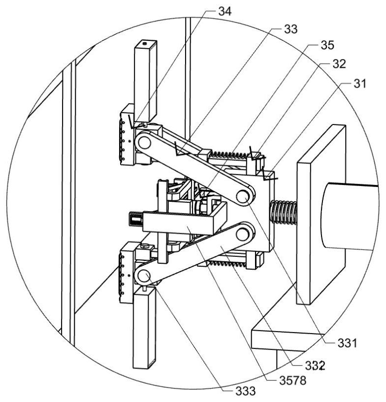 Automatic cutting, hanging and airing device for processing bean medicinal materials