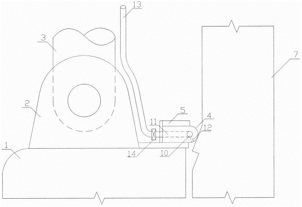 Water conveying valve top water stop cavitation preventing method and structural arrangement