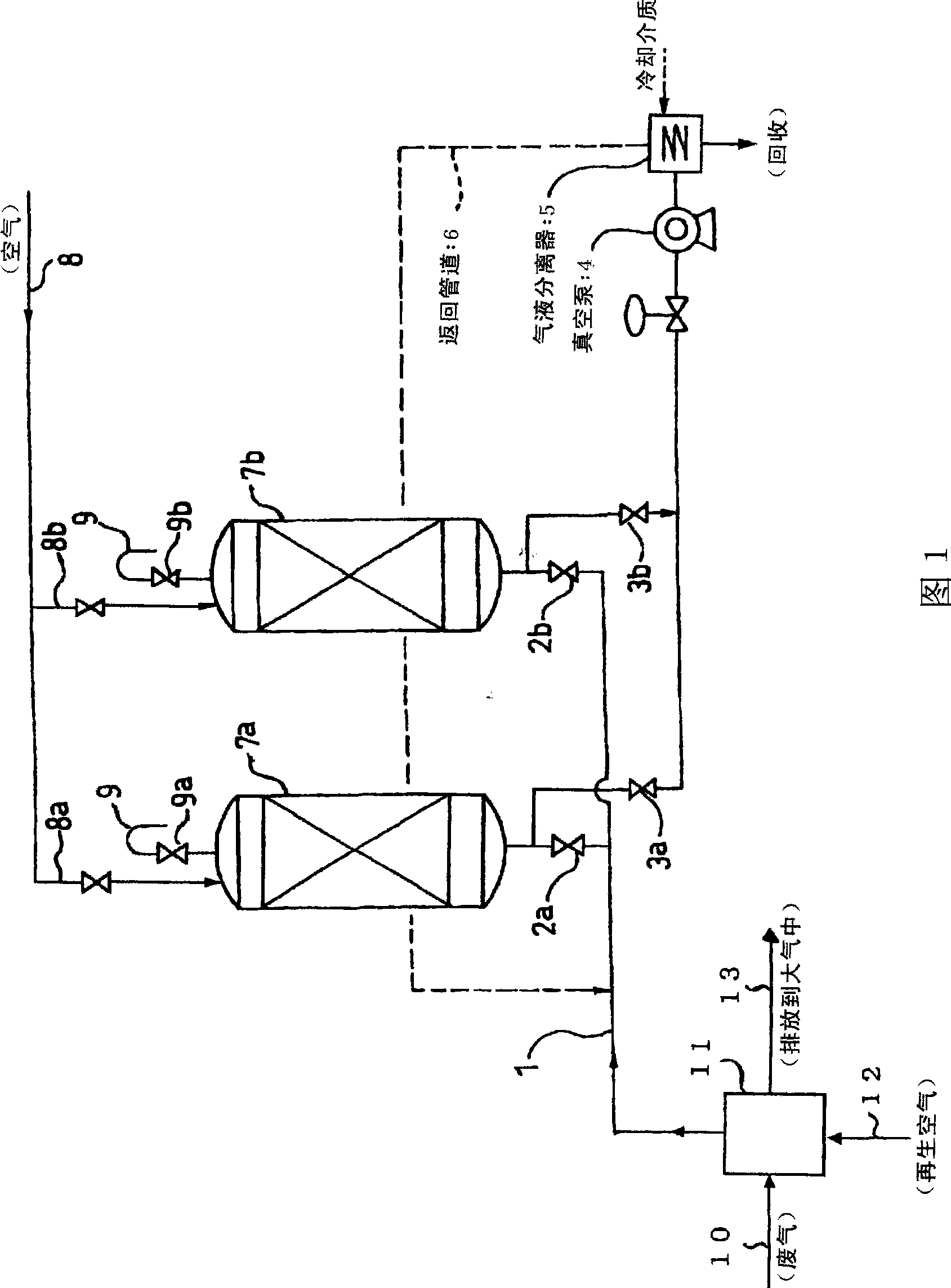 Device of purifying large quantity of exhaust gas containing dilute volatile hydrocarbon