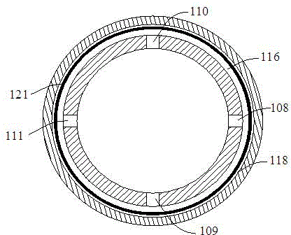Static pressure gas bearing used for free piston