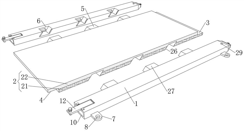 Recycled concrete structure for road and preparation method thereof