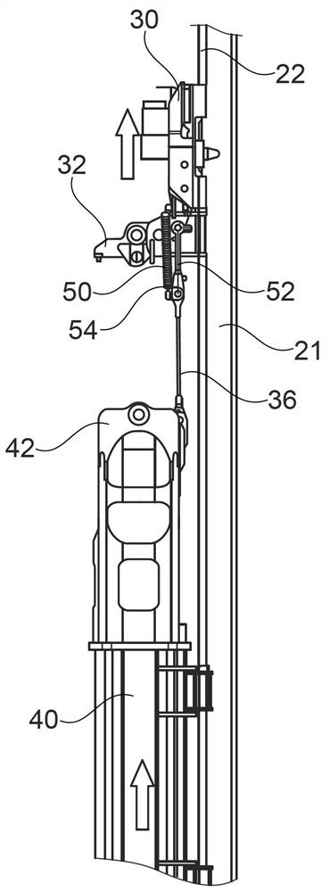 Piling device and method for driving piling material