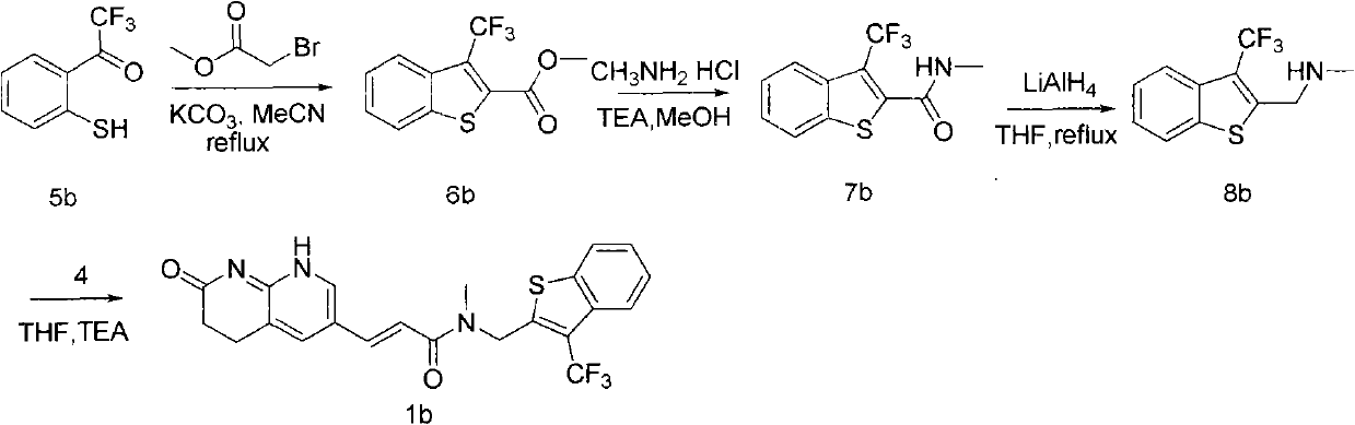 Fluoro-acrylamide derivative