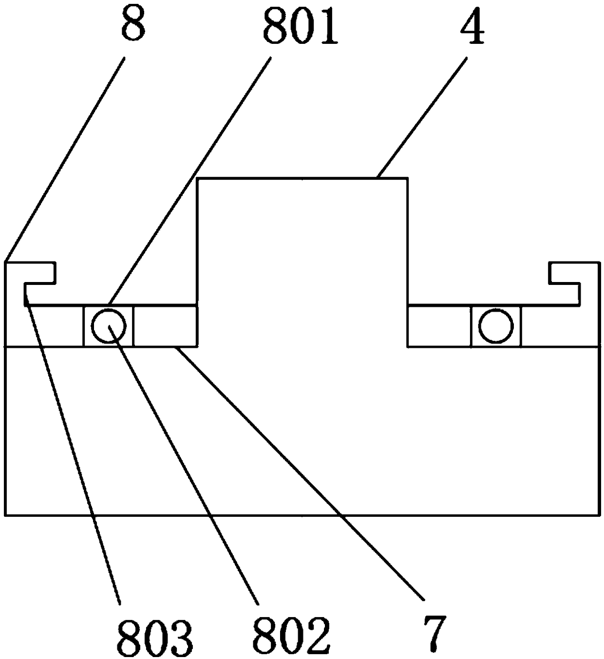 Box-container plastic-sucking mold with excellent stripping effect suitable for refrigerator production