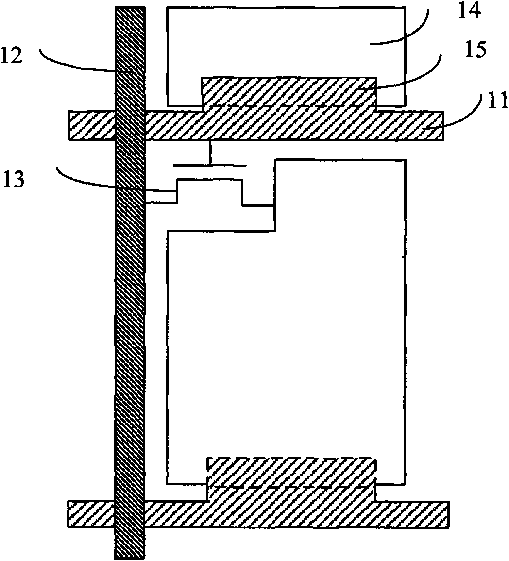 TFT array structure and manufacturing method thereof