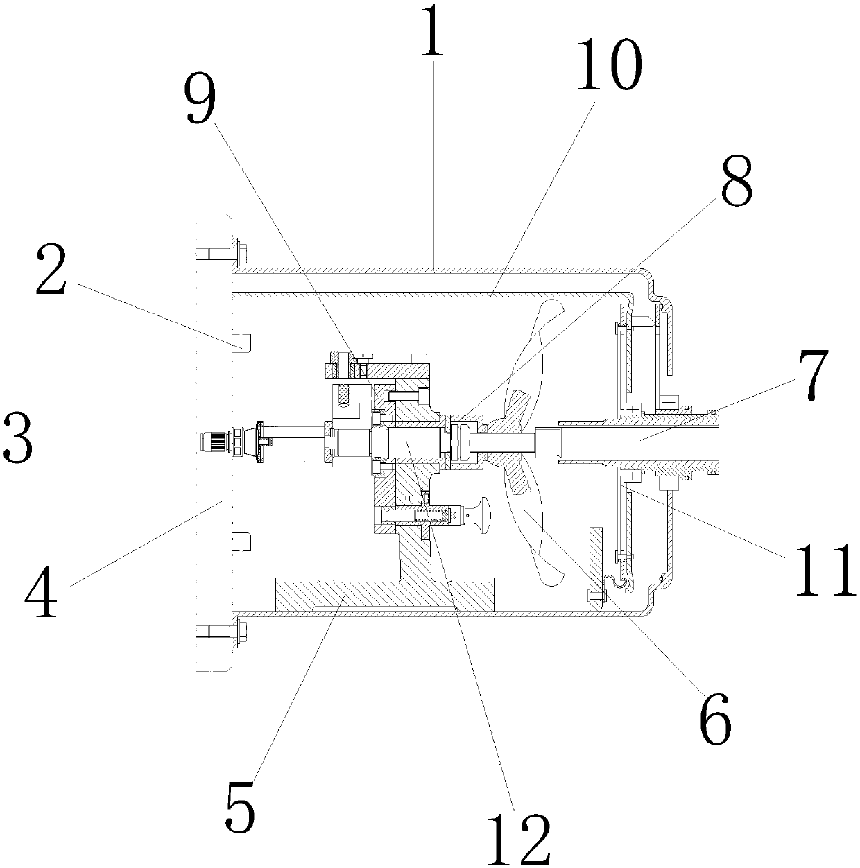 Heat dissipating device for electric power equipment box