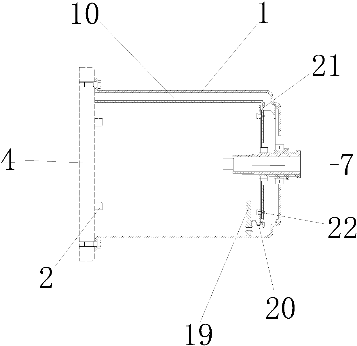 Heat dissipating device for electric power equipment box