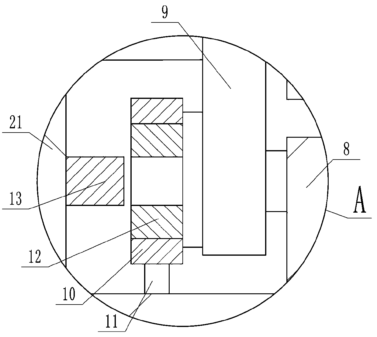 A trailer device with buffer function