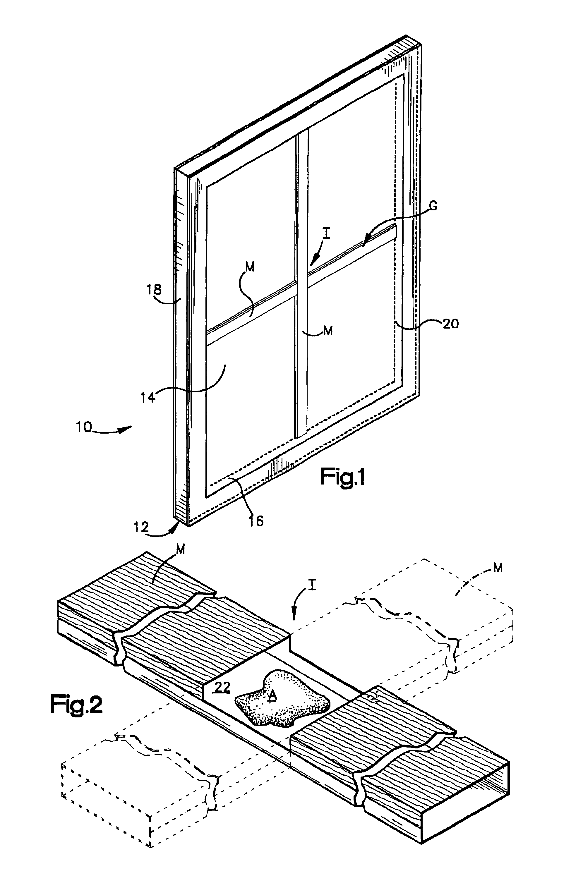 Laminated muntin bar method