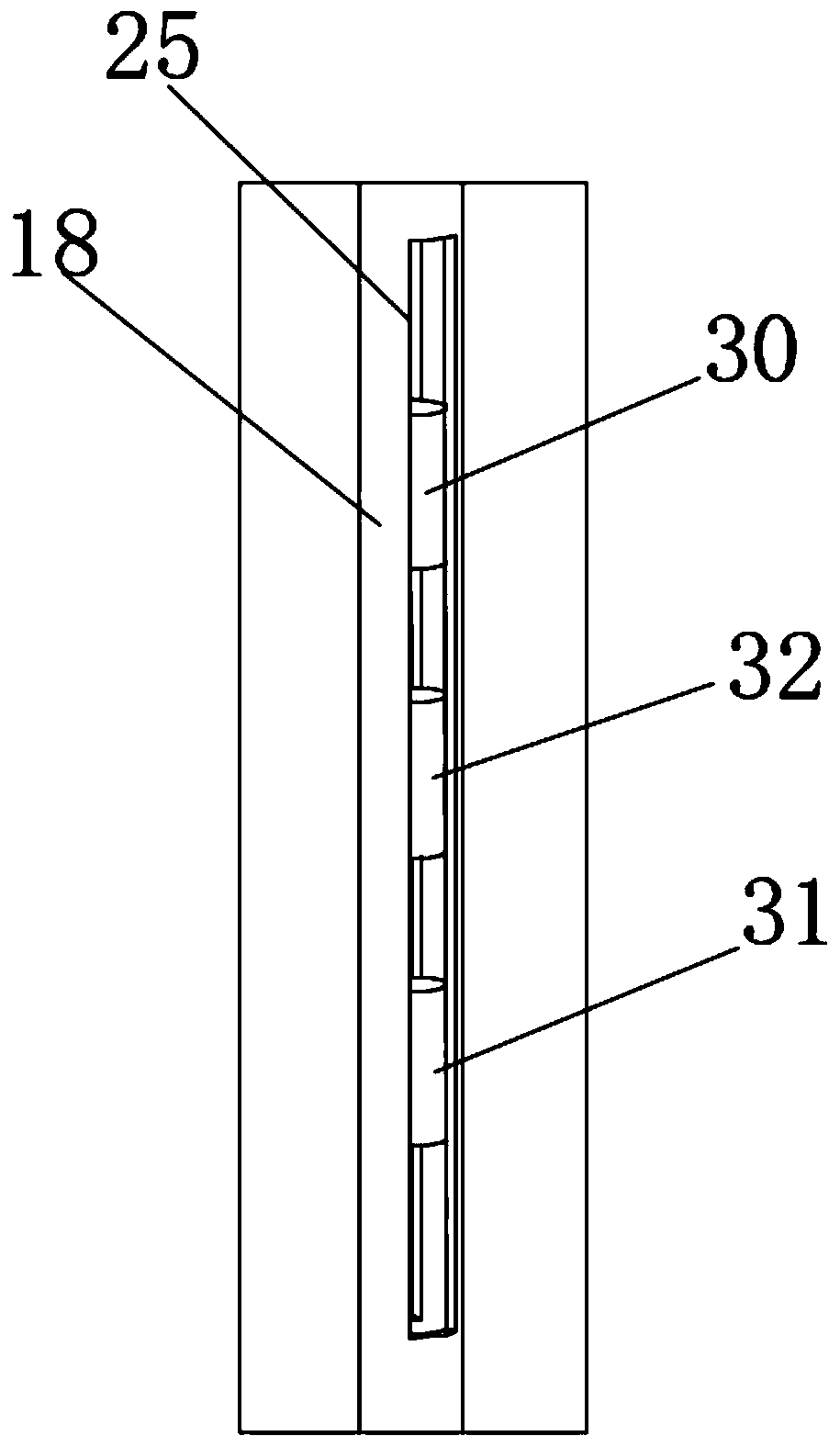 Distribution box protection structure and distribution box
