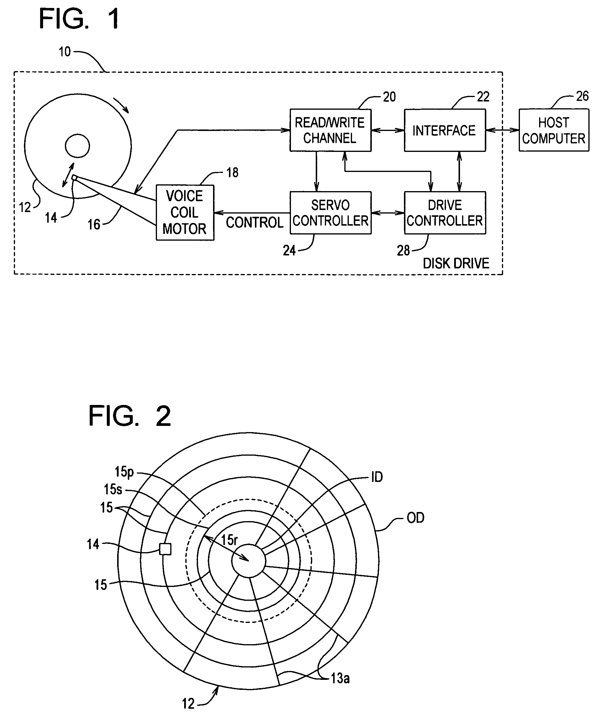 Method to correct radial misposition of data tracks using stitched correction fields