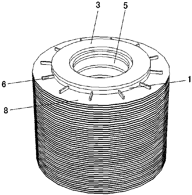 Matched assembly type LED lamp heat dissipation device and assembling method thereof