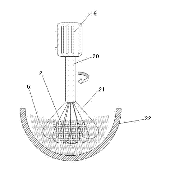 Method for mixing solid granules and syrup uniformly