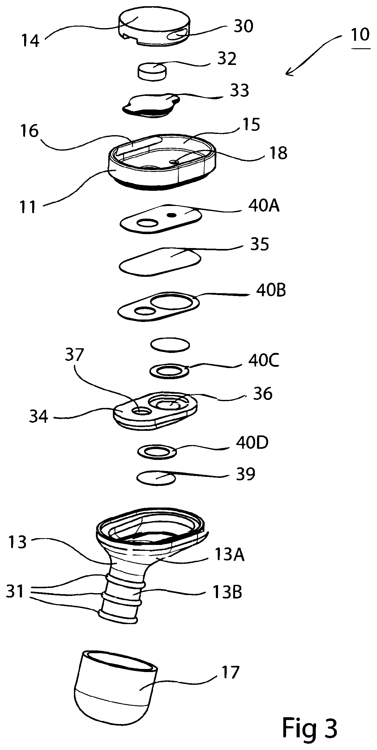 An earplug for selective attenuation of sound and an insert with an acoustic filter for use in an earplug