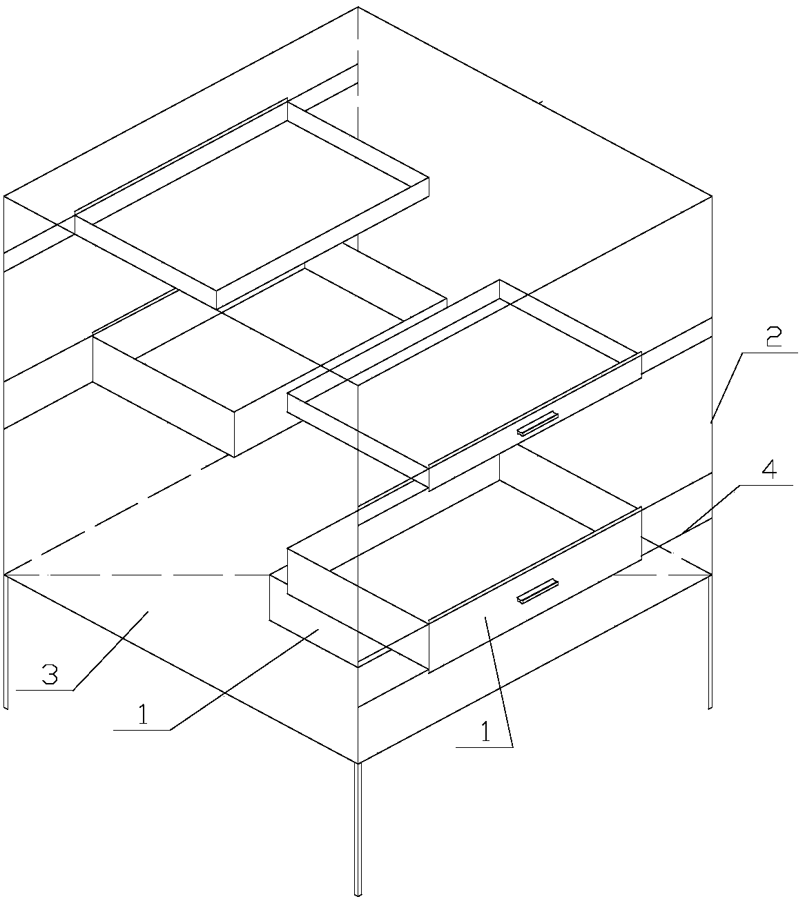 A high-efficiency large-scale housefly adult fly breeding device