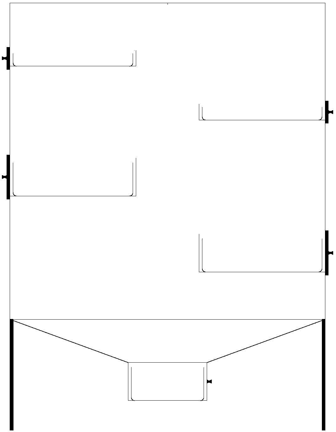 A high-efficiency large-scale housefly adult fly breeding device