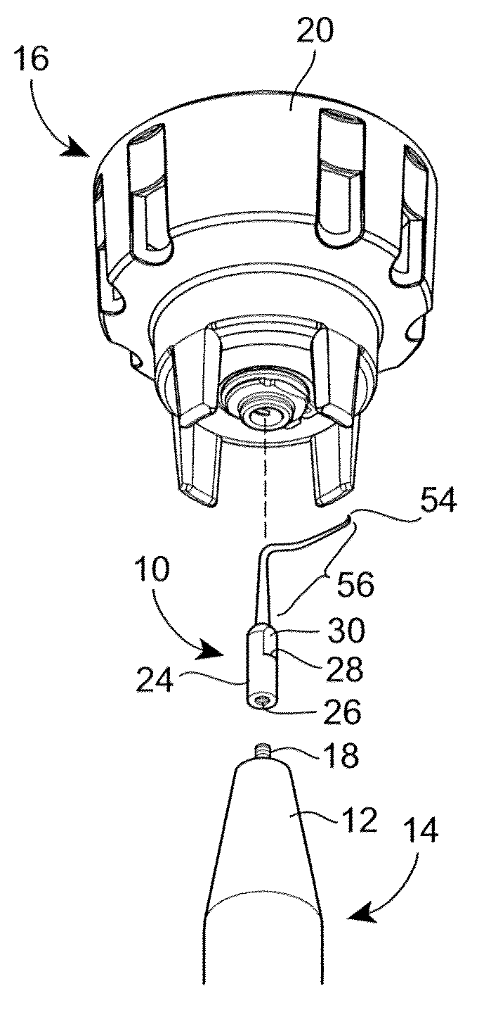 Torque limiting wrench for ultrasonic scaler tip insertion