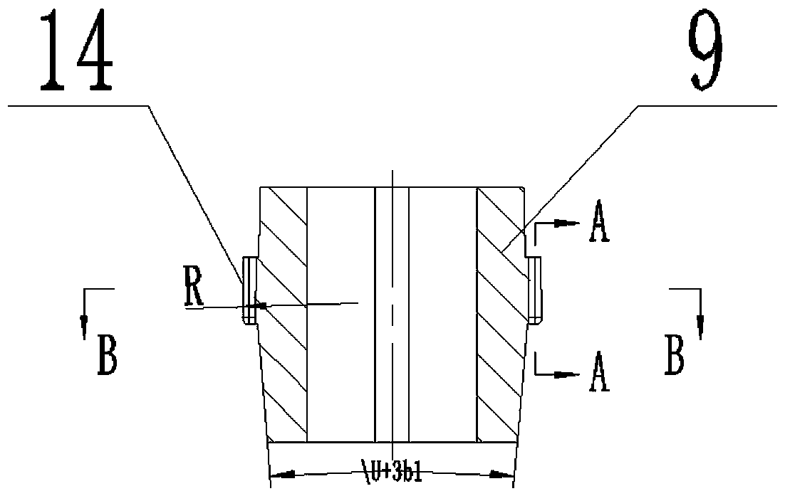 A drum-shaped self-aligning coupling type inverted umbrella surface exposure machine