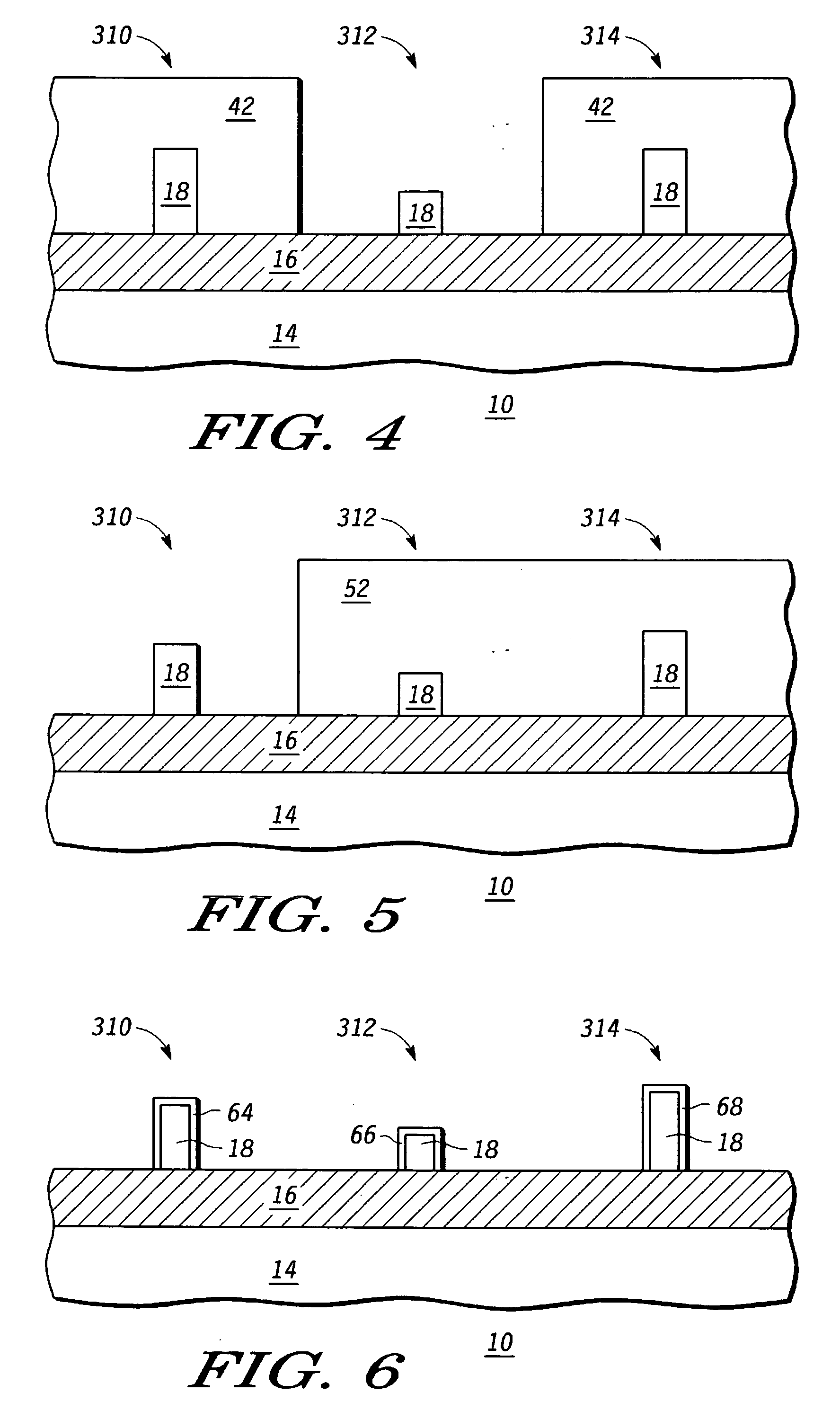 Process for forming an electronic device including a fin-type structure