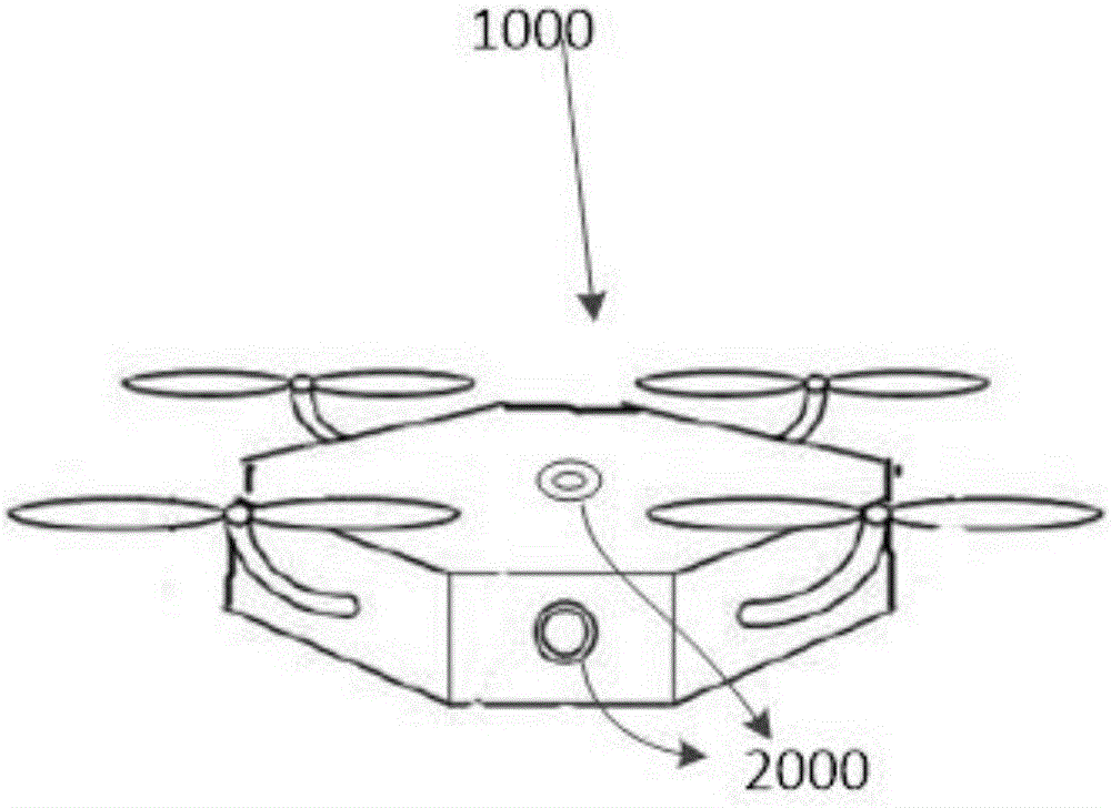 Space structure detection method and device for unmanned aerial vehicle