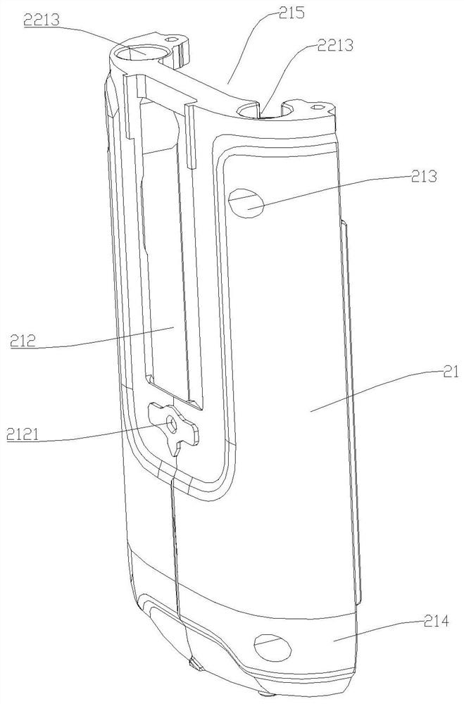 Shell and main machine of aerosol generating device, and assembling method of main machine