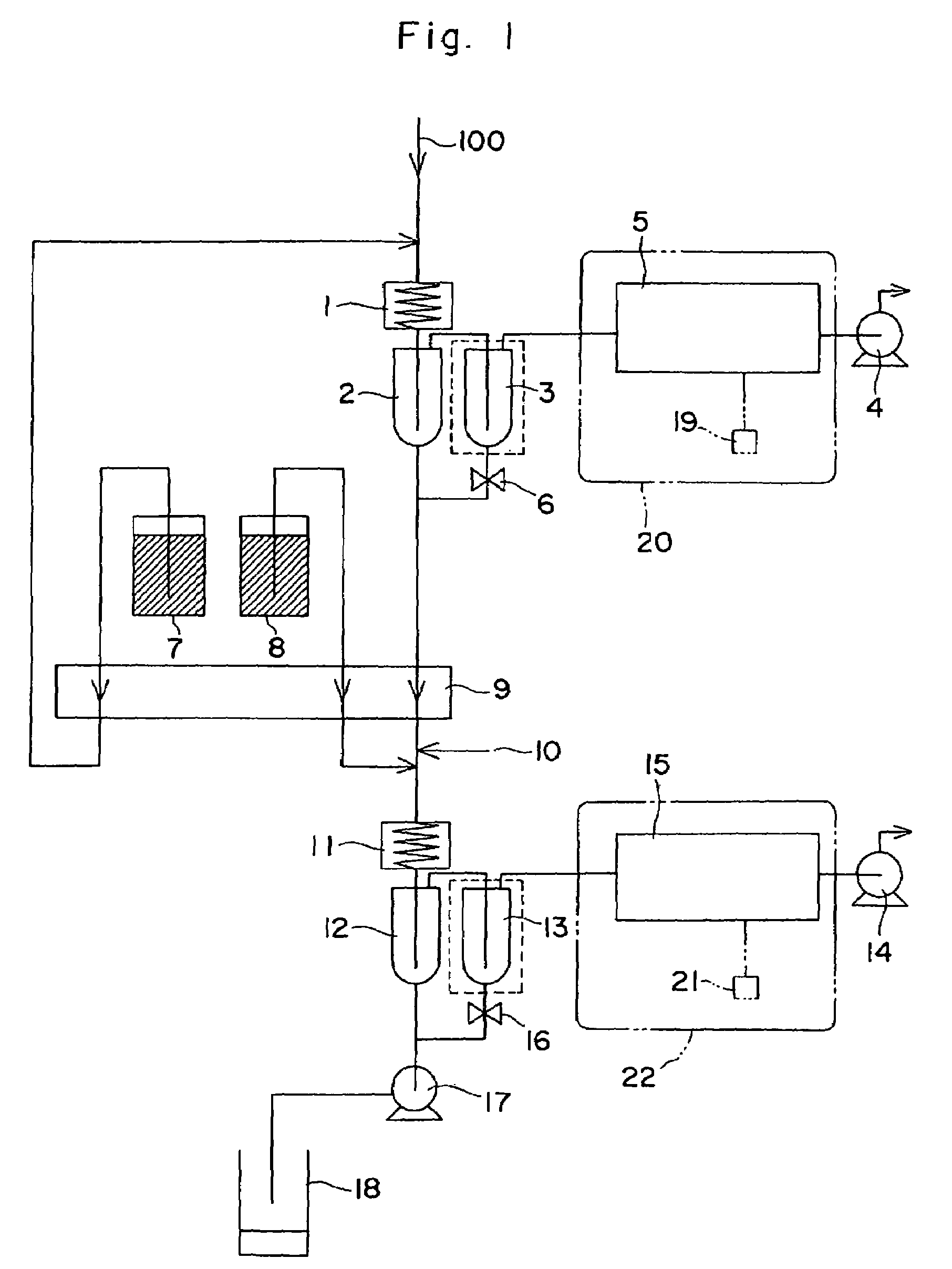 Method and apparatus for continuous fractional analysis of metallic mercury and water-soluble mercury in a gas