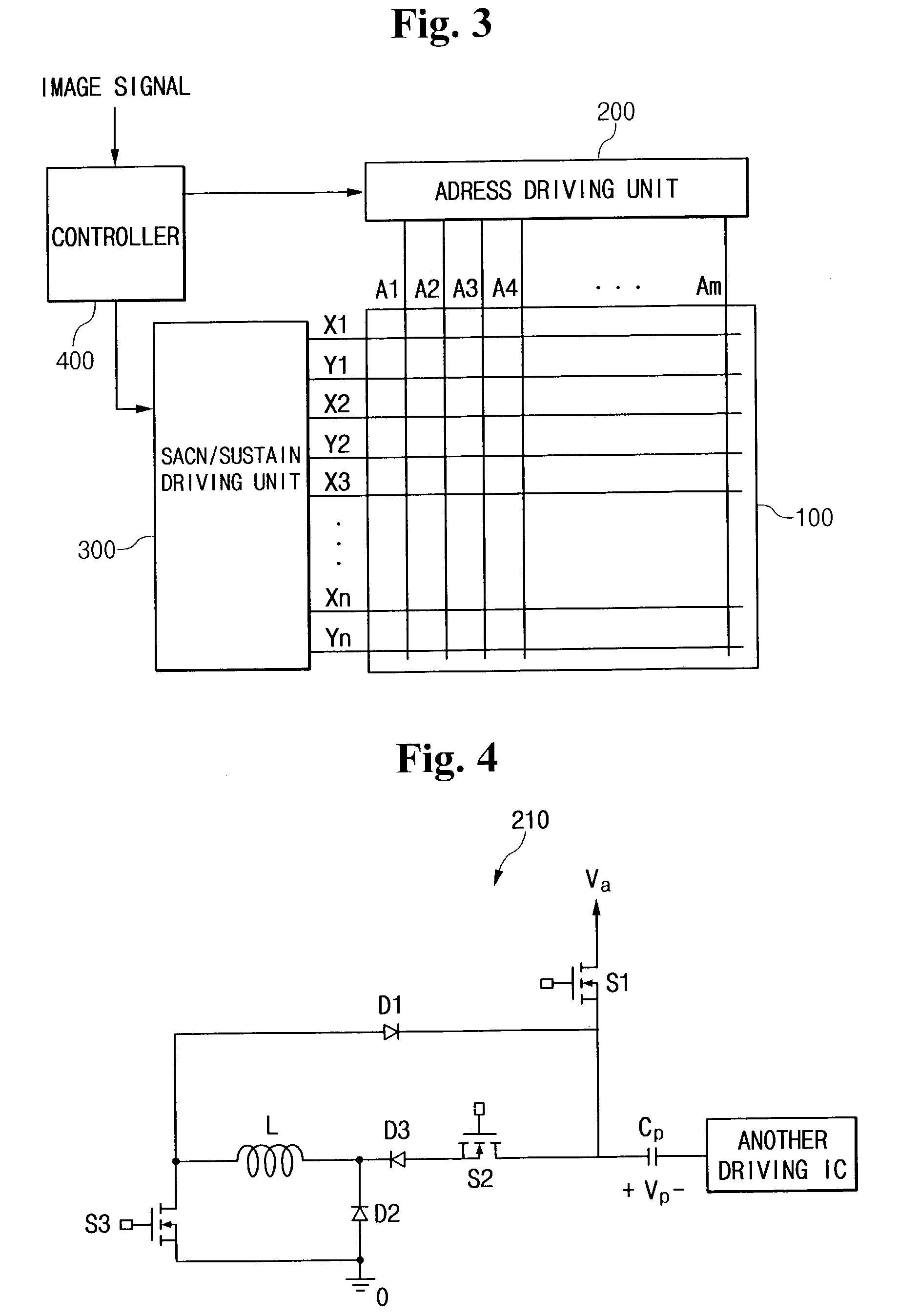 Plasma display panel with energy recovery circuit and driving method thereof