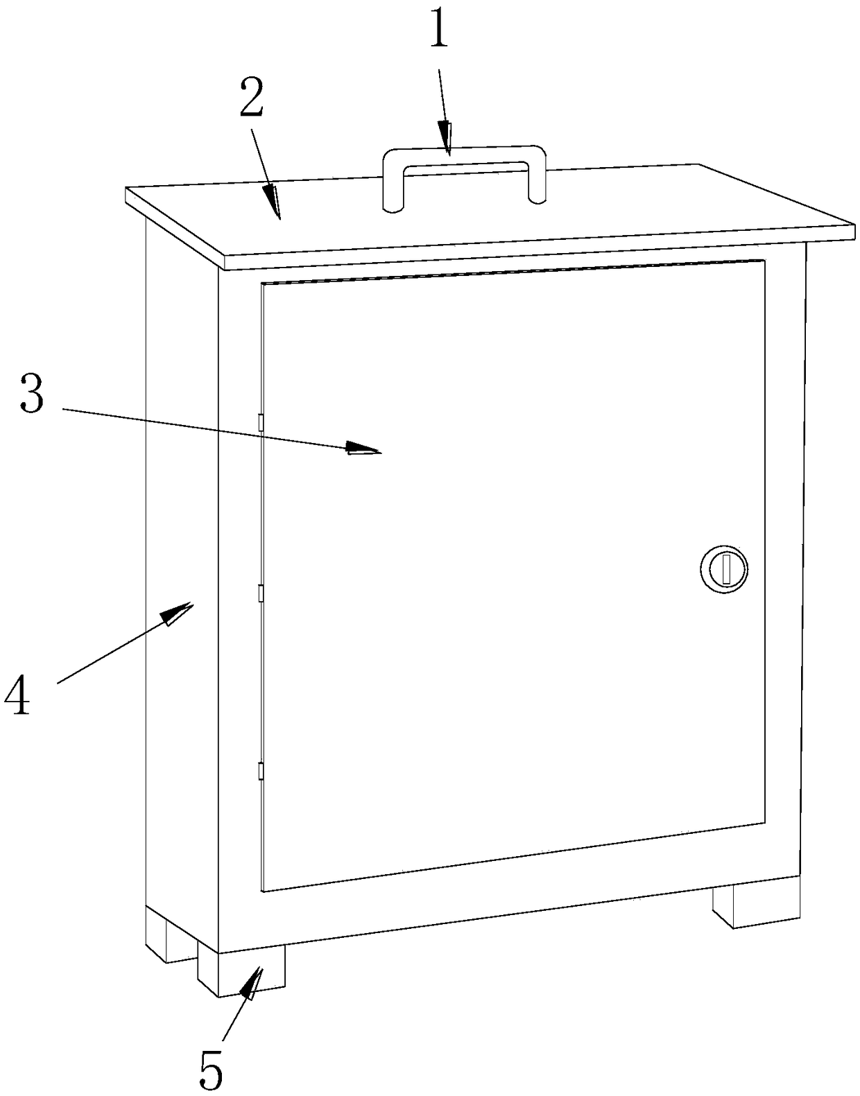 An instrument and meter distribution box for controlling termites according to their biological characteristics