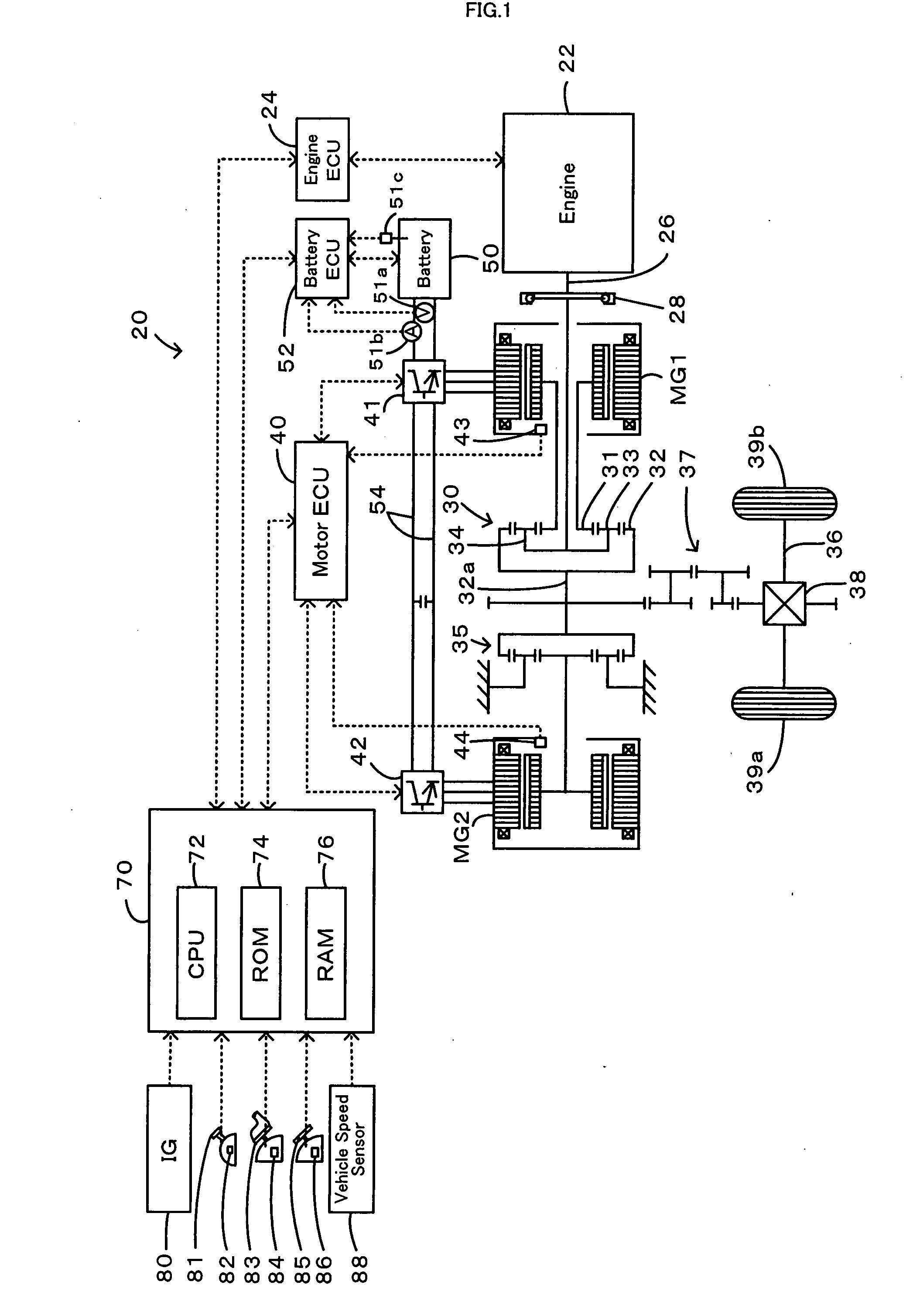 Hybrid Vehicle and Control Method of Hybrid Vehicle