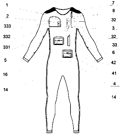 Multifunctional self-adapting drowning prevention safety garment
