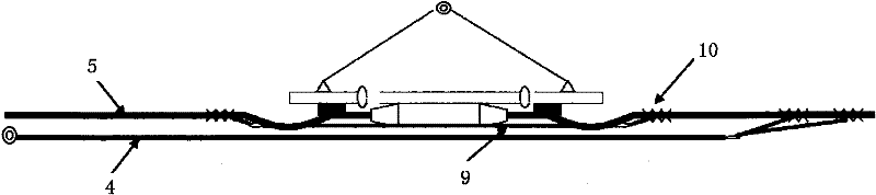 Installation method of power cable splice box