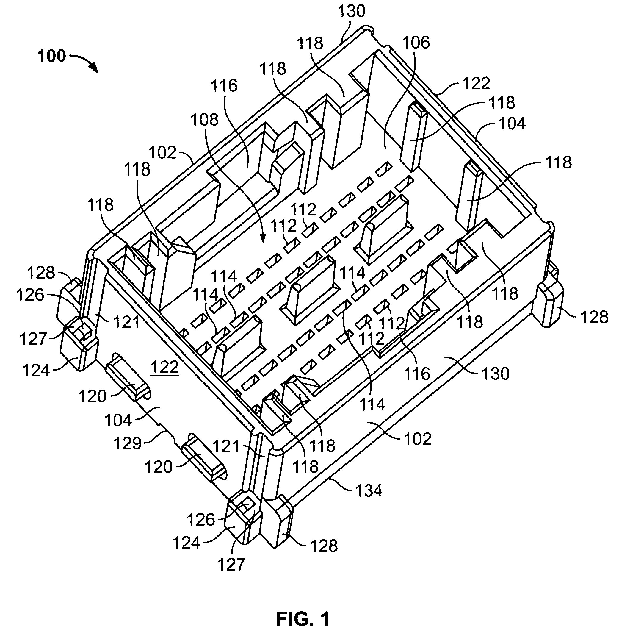 Surface mount header assembly having a planar alignment surface