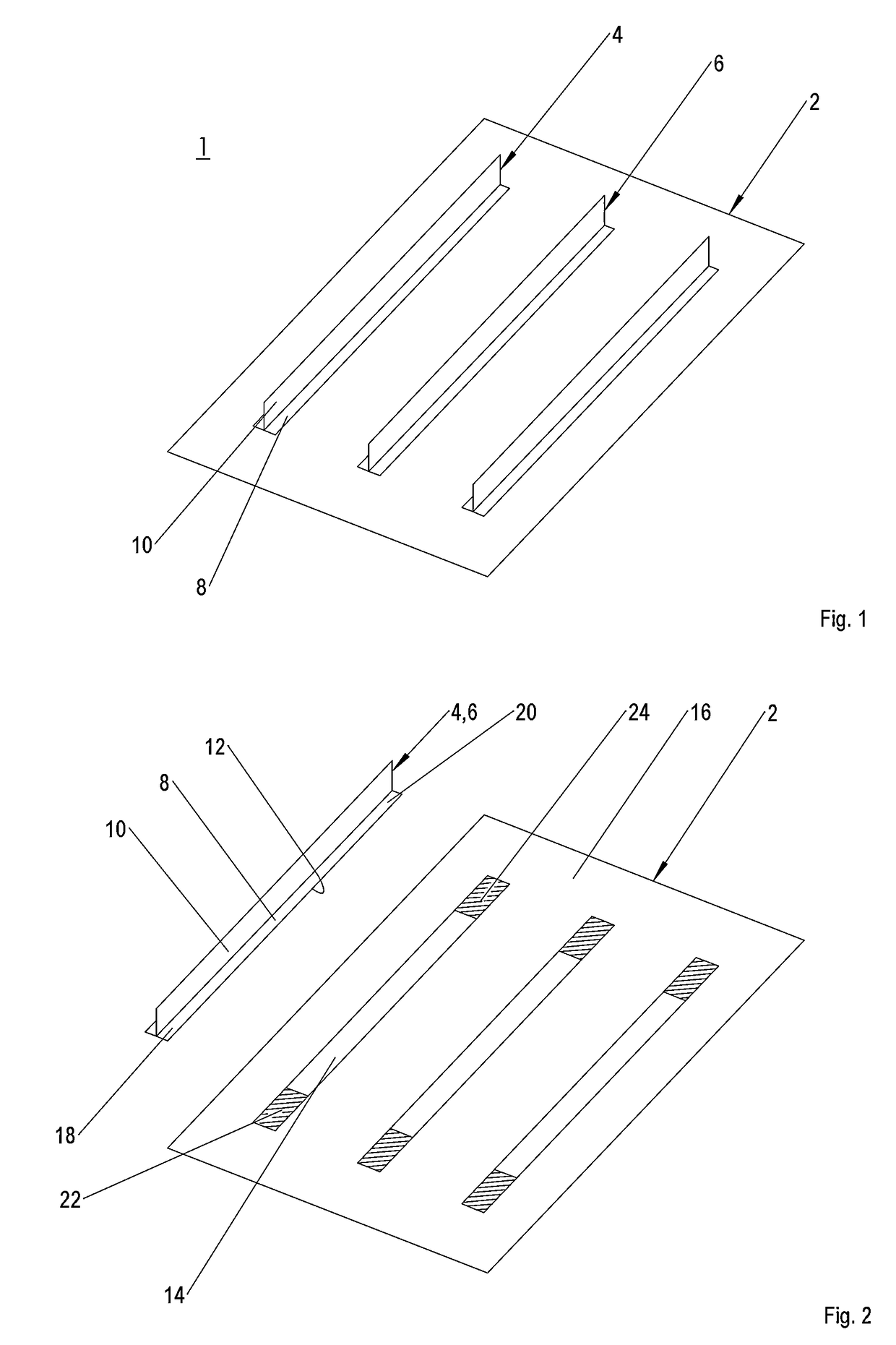 Method for the manufacture of a fibre composite component, a reinforcement element and also a fibre composite component