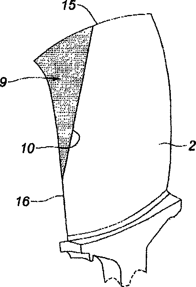 Method for repairing a blade of a one-piece bladed disc of aturbine engine and a test piece for implementing the method