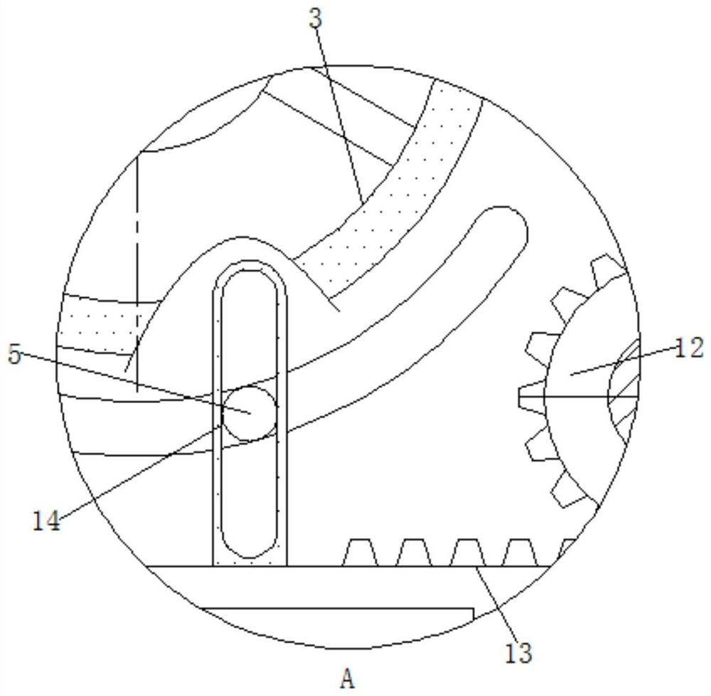 New material power cable tension control device utilizing pulley block principle