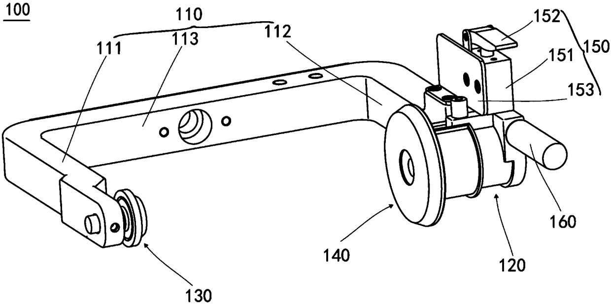 Pneumatic cradle mechanism for winder and winder device