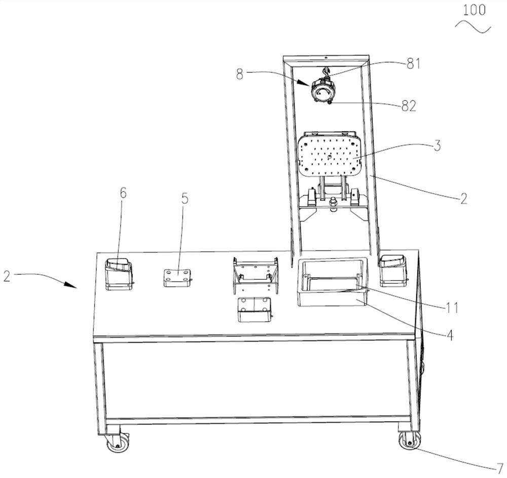 Instrument panel exhaust detection device