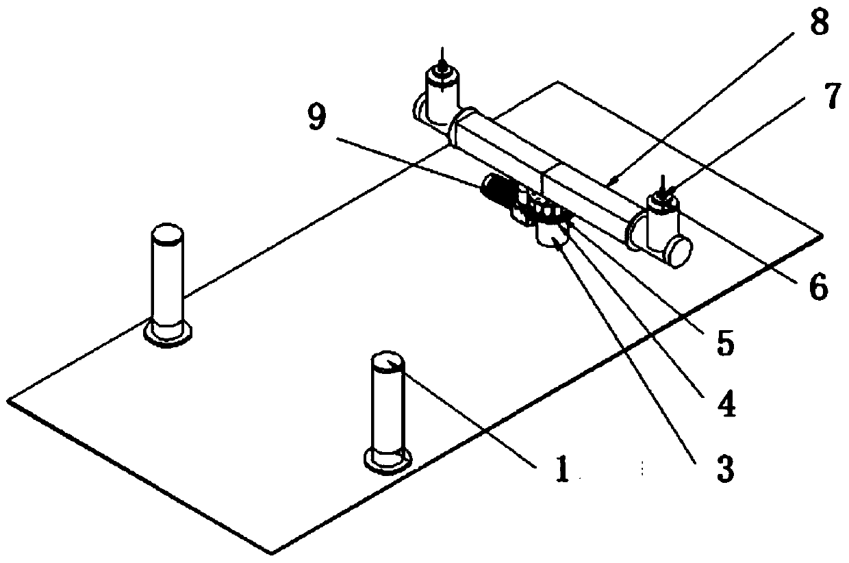 Bogie frame position internal self-turning-over device, system and method