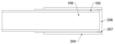 Cement tanker discharging pipe capable of automatically adjusting length