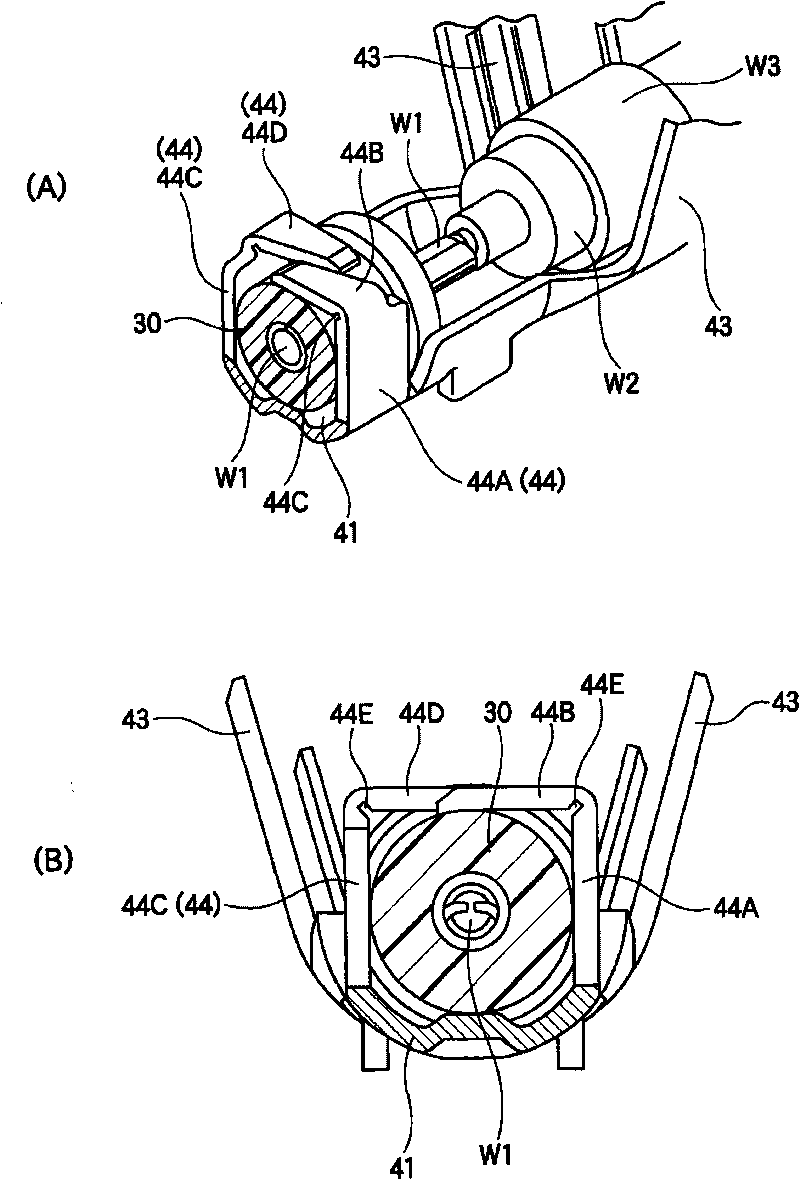 Compression joint method of compression joint barrel, compression joint barrel and compression joint device