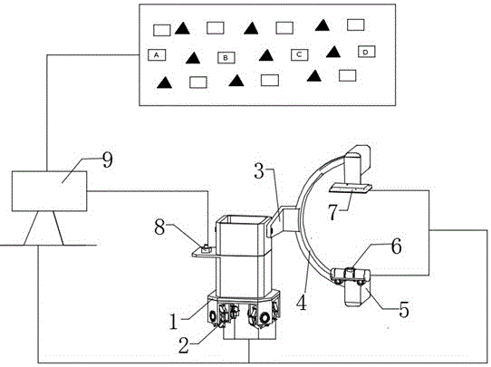 Mobile robot-assisted surgical system having positioning function