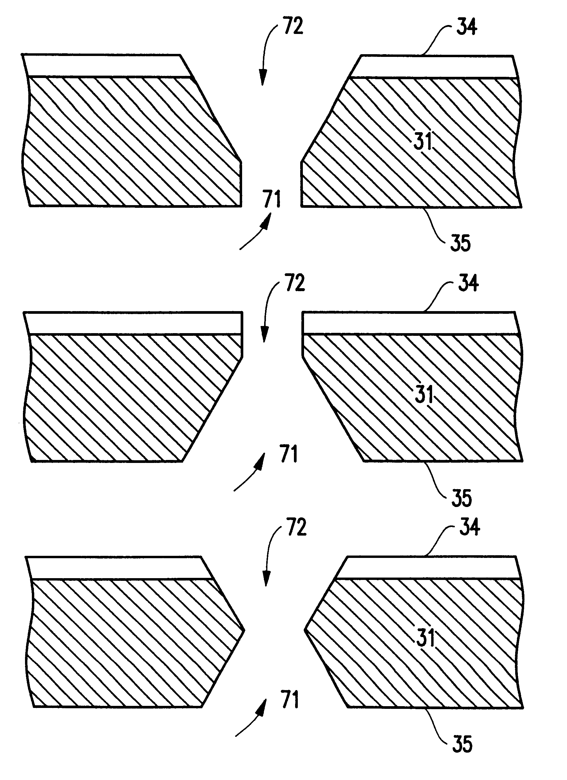 Method and system for dicing wafers, and semiconductor structures incorporating the products thereof