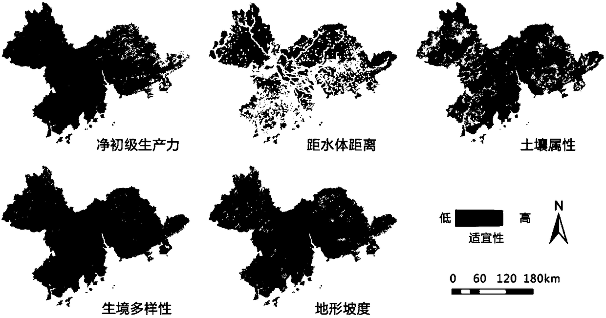 Intelligent interactive ecological control line delimiting method and device