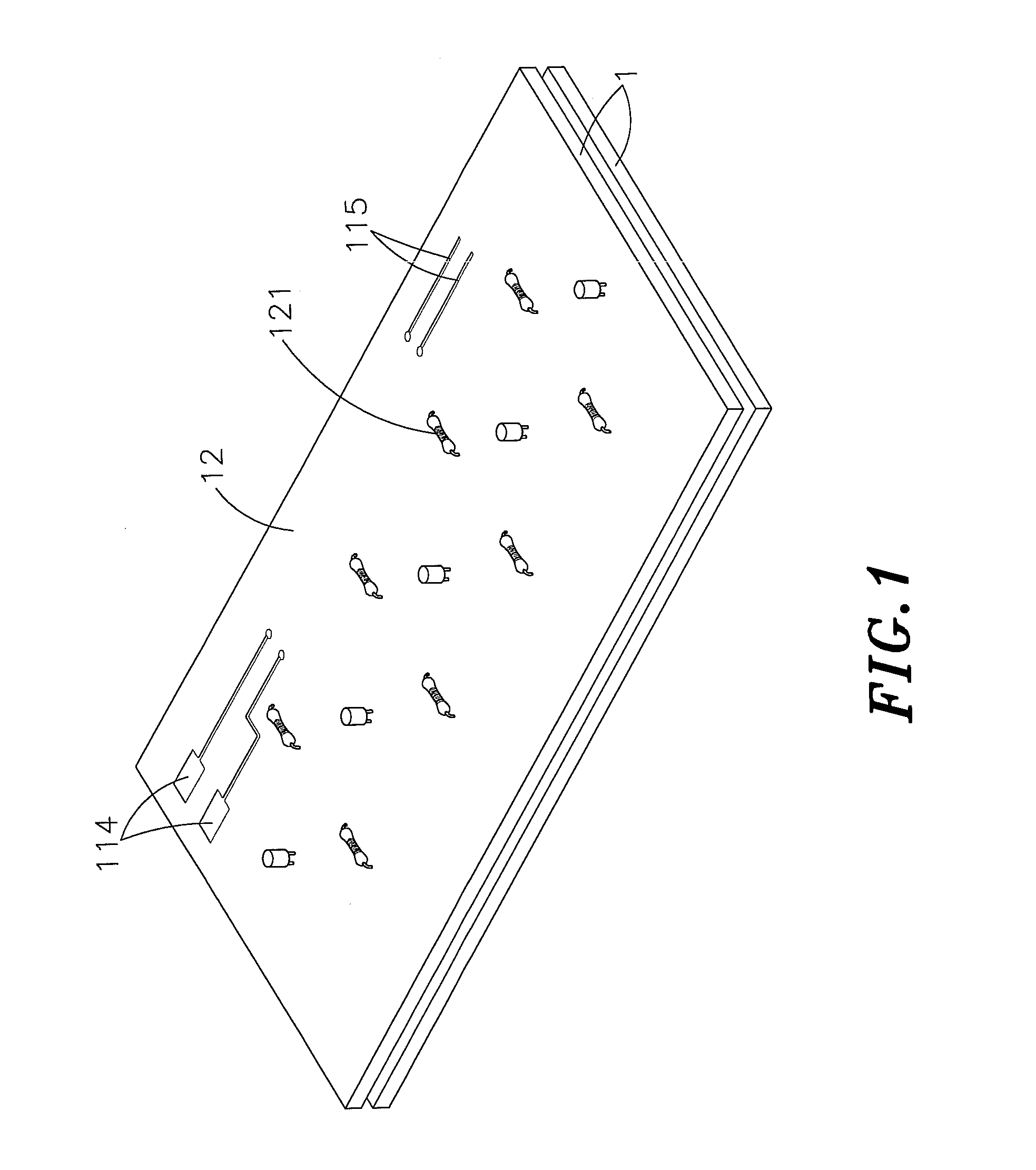 Low-profile inducator and its fabrication method