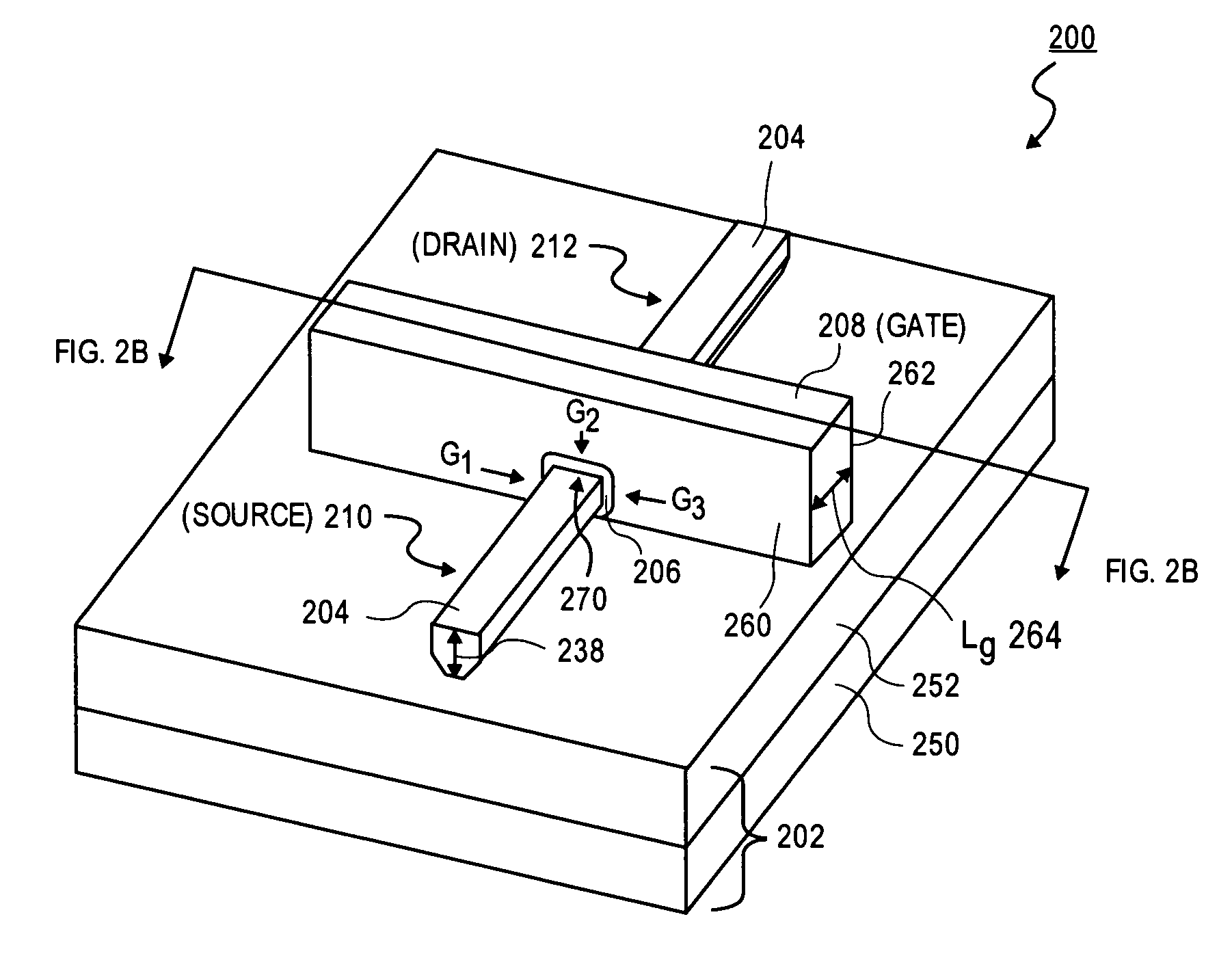 Nonplanar device with thinned lower body portion and method of fabrication